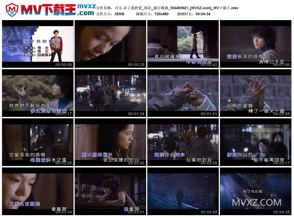 司文-杀了我的爱_国语_流行歌曲_MA400921